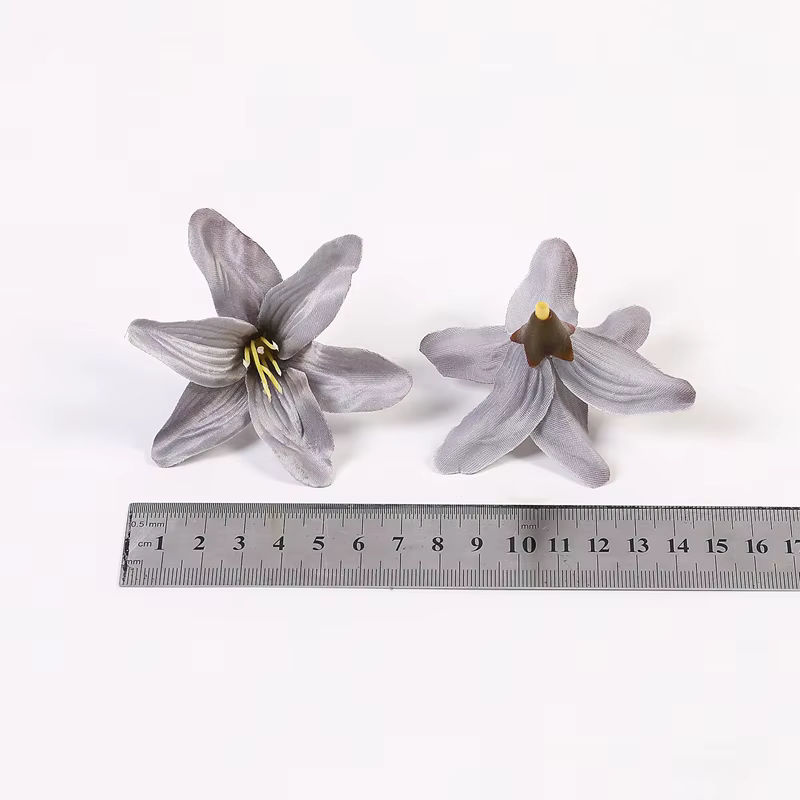 20 Stück Künstliche Lilien aus Seide in Weiß von MENGHAO für Hochzeitsdekoration und DIY-Handwerk - Bild 6