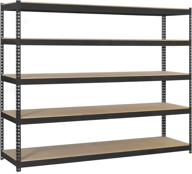 PROREGAL Schwerlastregal Wood Beast Anthrazit mit 5 Ebenen, H x B x T: 250 x 150 x 75 cm - Bild 1
