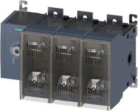 Siemens Lasttrennschalter 3polig 630A 8 Schließer 8 Öffner 690 V/AC 3KF53634LF11 grau - Bild 1