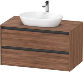 Duravit Waschtischunterschrank Ketho.2 Wandhängend mit einem Ausschnitt, Breite: 100 cm, Tiefe: 55 cm - Bild 1