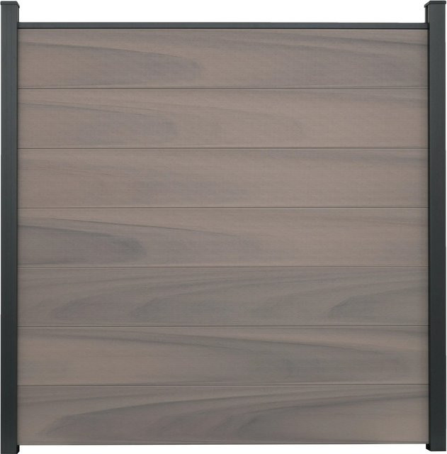 GroJa Solid Grande Steckzaunsystem Bi-Color Braun B/H: 180 x 180 cm - Bild 1