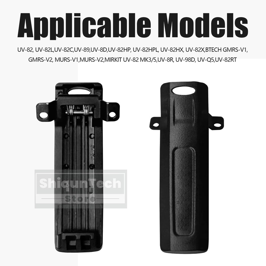 Baofeng UV-82 Gürtel Clip für Walkie Talkie in Schwarz - Bild 2