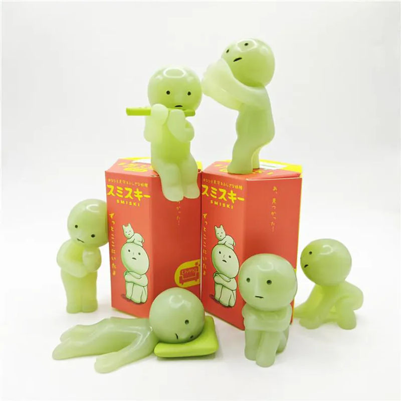 Smiski Geisterfiguren Nachtlicht PVC-Figuren Set Fitness Corner Cat - Bild 4
