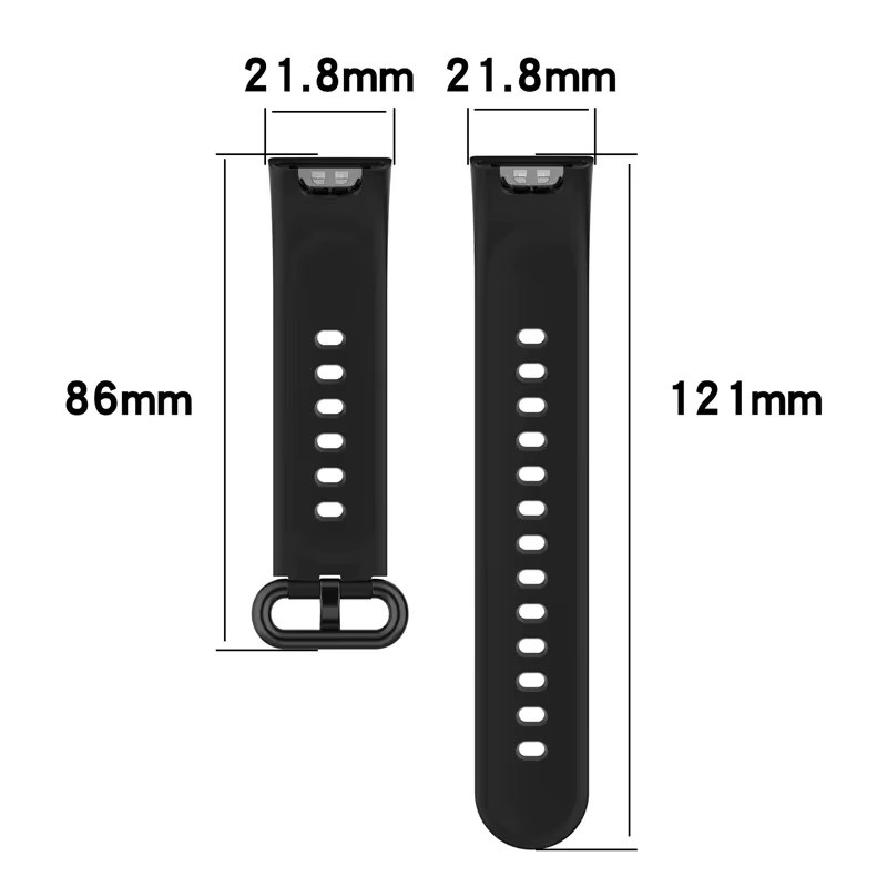 Ersatz-Uhrenarmband für Xiaomi Redmi Watch 2 Lite, Poco Watch und Xiaomi Watch Lite inklusive Schutzfolie, Unisex, Schwarz oder Grün - Bild 3