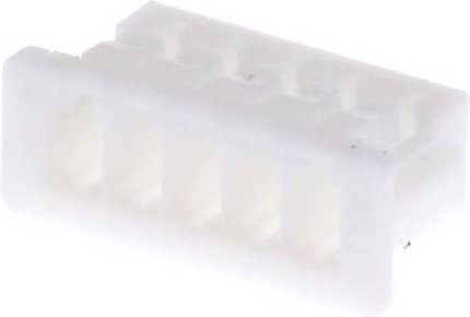 Molex Buchsengehäuse-Kabel in Weiß mit 5 Polen und 1,25 mm Rastermaß - Bild 1