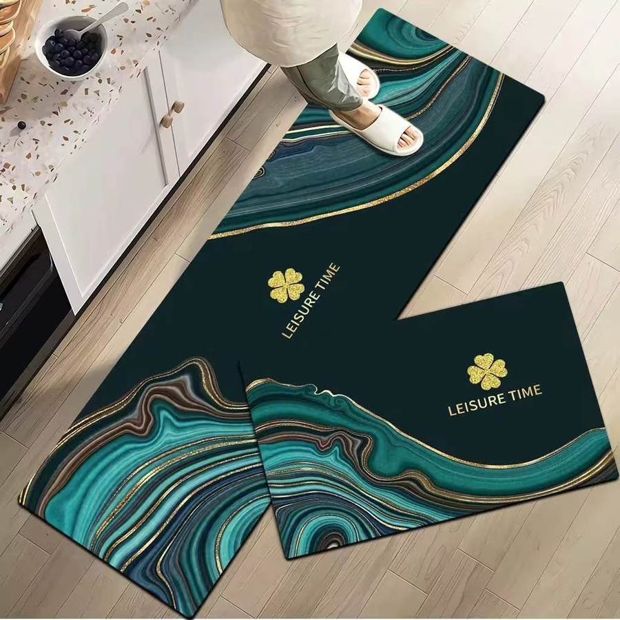 VIKAMA Diatomit Schlamm-Bodenmatte, saugfähig und rutschfest, ideal für Küche und Badezimmer - Bild 1