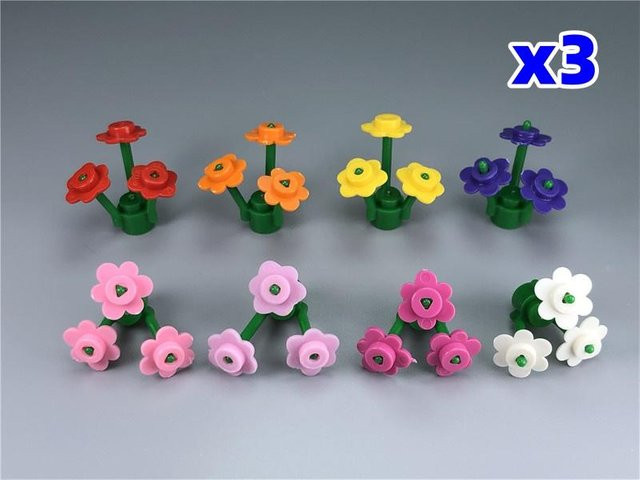 Yiran toy MOC Bausteine Berg Blume Tier Spinne Stamm Baum DIY Fels, Pädagogische Bausteine, ab 6 Jahren - Bild 1