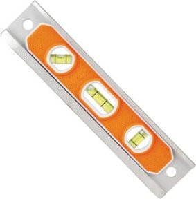 Klein Tools Aluminium-Torpedo-Wasserwaage mit Hochleistungsmagnet in Orange, Länge: 23 cm - Bild 1