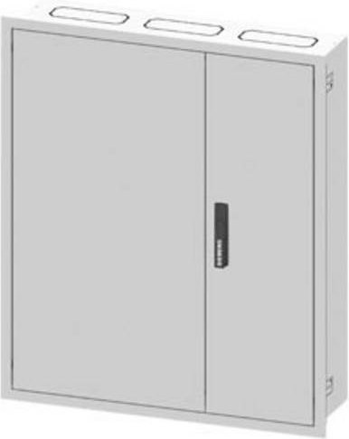Siemens Wandschrank Verteilungskasten aus Stahl in Grau, B/T/H: 80,0 x 21,0 x 125,0 cm - Bild 1