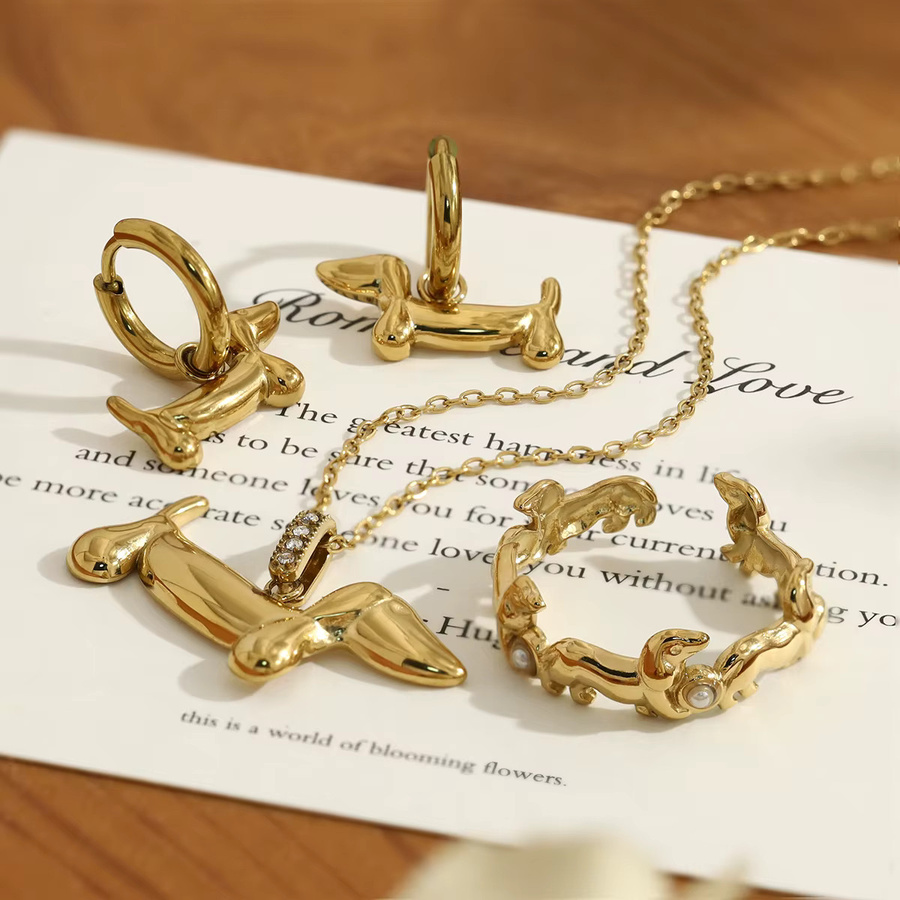 WILD & FREE Schmuckset Edelstahl, Gold, Damen - Bild 2