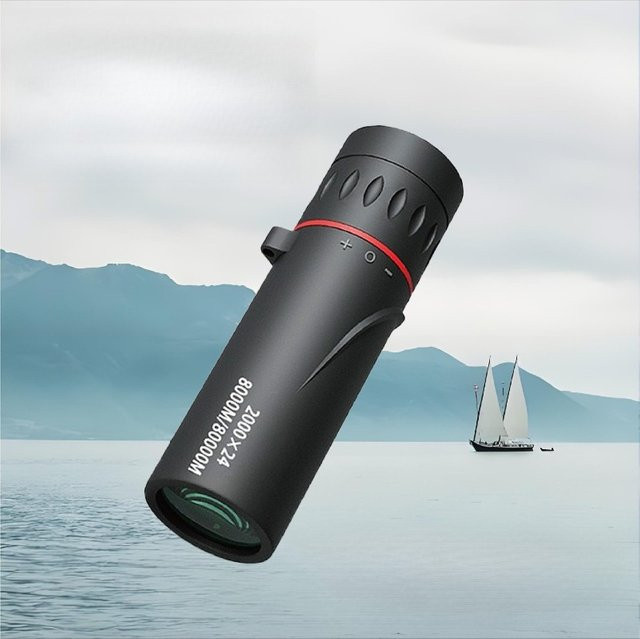 Tragbares Outdoor-Teleskop mit Handy-Fotografie-Funktion in Schwarz - Bild 1