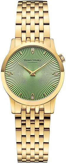 Bruno Söhnle Armbanduhr, Edelstahl, Quarz, Grün, Damen - Bild 1