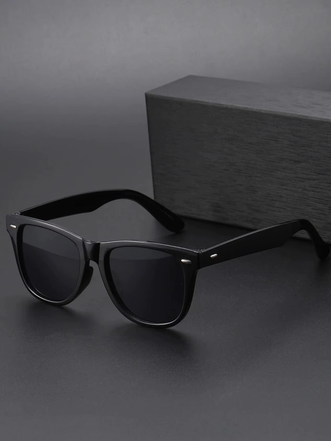 Hindfield Korrektionsbrille, Vollrand, Square, Kunststoff, Schwarz - Bild 2
