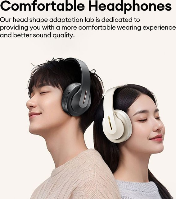 Lenovo LES-107 Kabelloses Bluetooth 6.0 Gaming-Headset mit Dolby-Surround-Sound in Beige - Bild 1