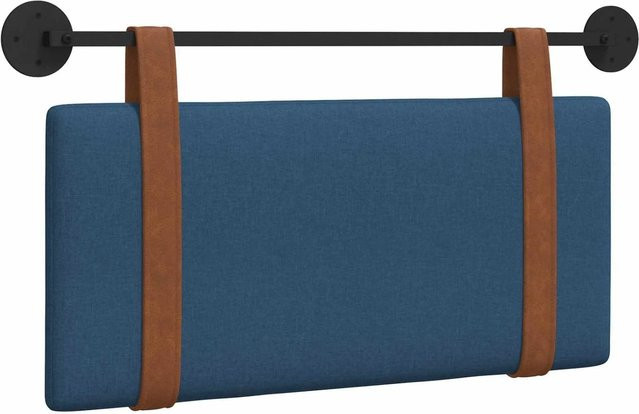 vidaXL Wandmontierte Hängevorderseite in Blau mit Antik-PU-Optik, B/H/T: 90 x 55 x 5 cm - Bild 1