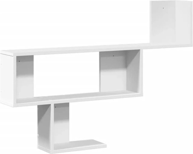 vidaXL Wandregal Weiß aus Holzwerkstoff B/H/T: 100 x 70 x 15 cm - Bild 1