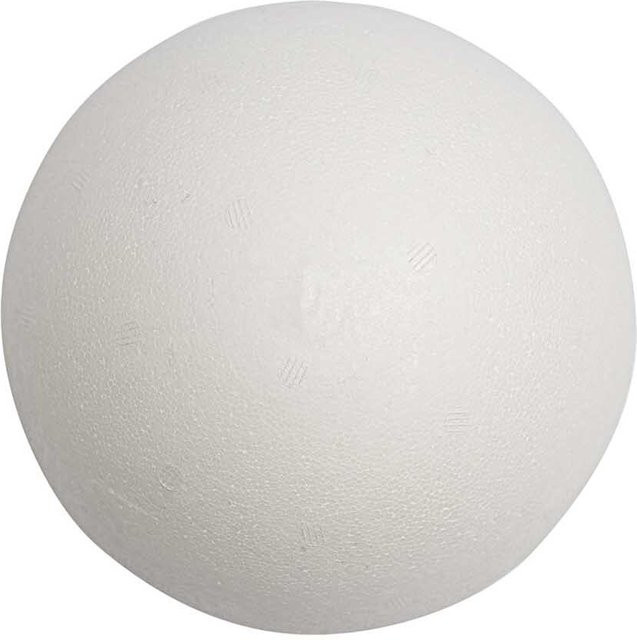 Rico Design Polystyrol Kugel in Weiß, 4 Stück, Durchmesser: 6 cm - Bild 1