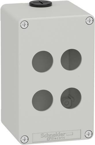 Schneider Electric XAPD2504 Leergehäuse aus Metall in Grau - Bild 1