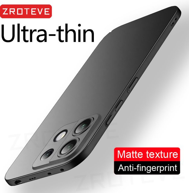 ZROTEVE Slim Hard PC Frosted Schutzhülle für Xiaomi Redmi Note 13 Pro 5G in Schwarz und Blau - Bild 1