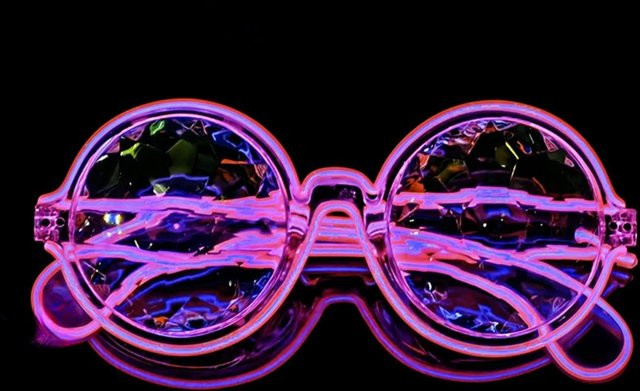 Yiran Brille, rund, Vollrand, Kunststoff, multicolor, Damen - Bild 1
