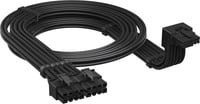 Corsair Typ 4 90 Grad 12V 2x6 GPU Stromkabel in Schwarz - Bild 1
