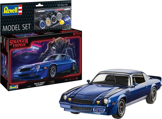 Revell Stranger Things Chevy Camaro Z/28, Modellset, 1:24 - Bild 1