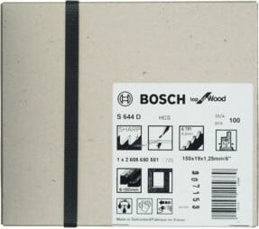 Bosch Säbelsägeblatt S 644 D Top for Wood aus HCS für Holz und Kunststoff, Länge: 150 mm, 100er-Pack - Bild 3