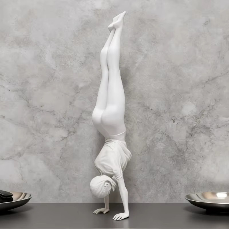 CELEBON 3D-Druck Ballett-Mädchen Skulptur in Weiß als moderne Kunstdekoration für deinen Schreibtisch - Bild 3