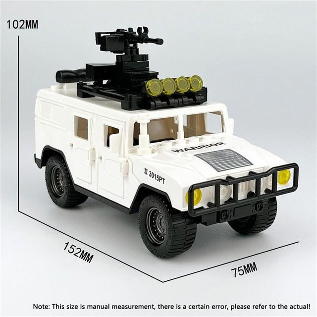 Yiran toy Polizei Bausteine Auto Konstruktion, ab 6 Jahren - Bild 1