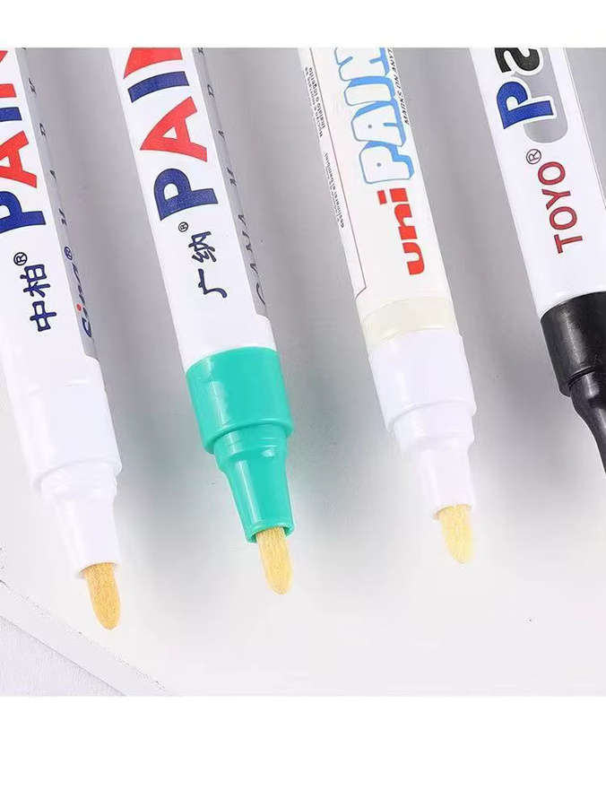 QIYA Permanent Farbmarker Set für RC Autoreifen in 12 Farben, Mehrfarbig - Bild 4