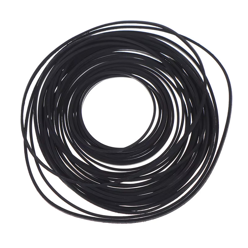 Ersatz-Gummiriemen Set für CD-ROM, DVD-Recorder und Plattenspieler in Schwarz, 1 x 1 mm - Bild 3