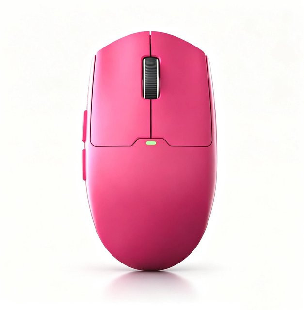 EWEADN E11 Kabellose Gaming Maus in Pink mit Bluetooth und USB-C Drei-Modus sowie Makroprogrammierung und geringer Latenz - Bild 1