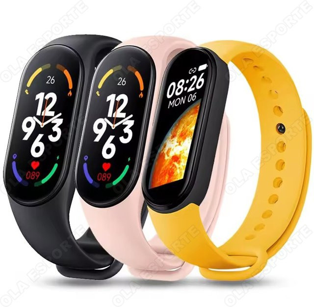 Ola Esporte Smartwatch, Schwarz, Kunststoff, Silikon, Unisex - Bild 1