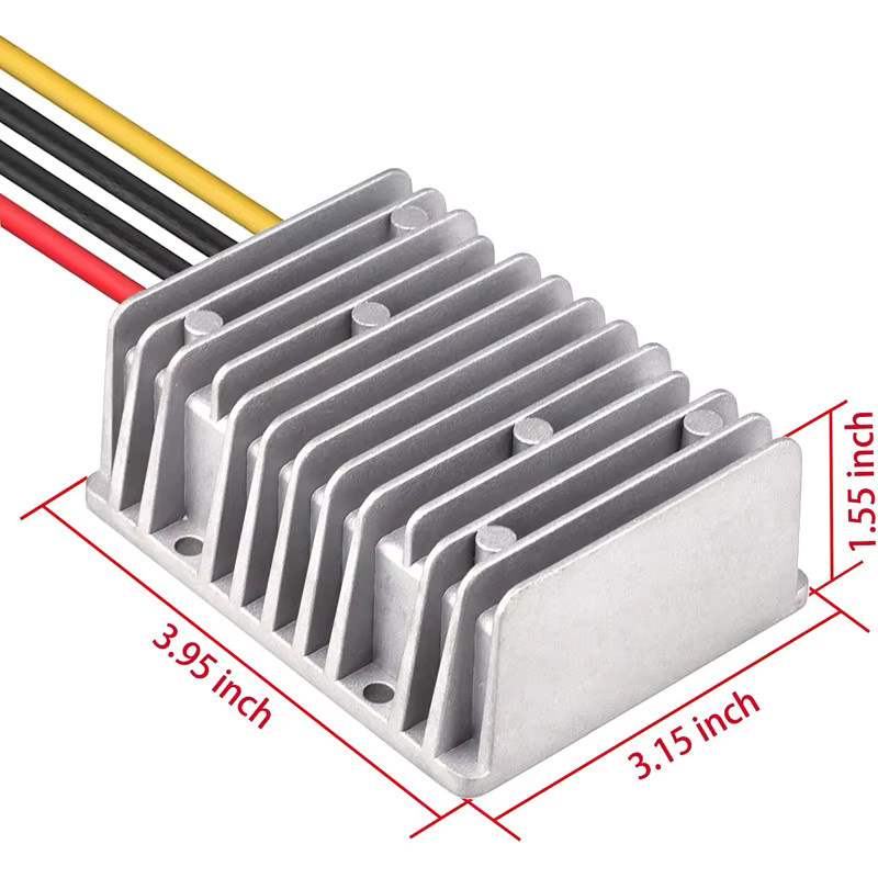 GYVRM DC-DC Booster Modul Spannungskonverter 9-26V zu 28V Stabilisator in Silber - Bild 2