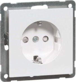 OKS Peha SCHUKO-Steckdose rws 16A 250V 2-pol. Farbe: Weiß 20.6511.022 - Bild 1