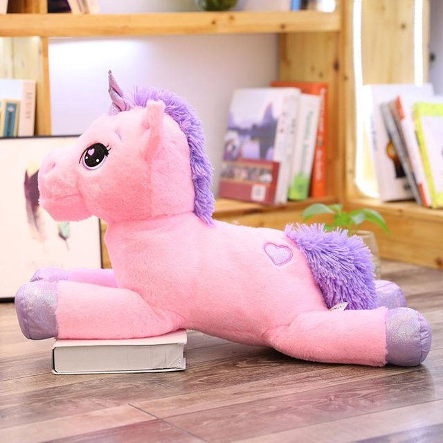 Pangcangshu Einhorn Plüschtier, Rosa, Weiß, ab 14 Jahren - Bild 1
