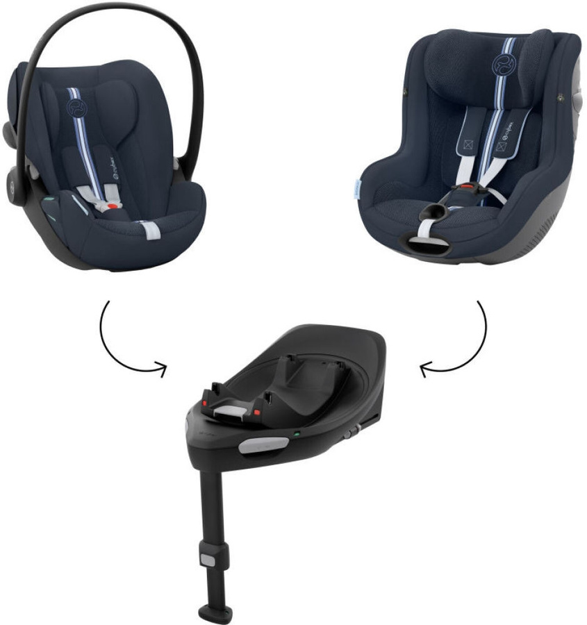 Cybex Cloud G i-Size Plus Babyschale Ocean Blue - Bild 4
