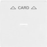 Busch-Jaeger Zentralscheibe für Cardschalter Axcent in Weiß, Breite: 6,3 cm, Höhe: 6,3 cm - Bild 1
