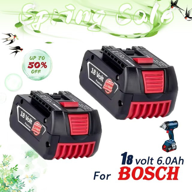 Bosch 18 V Lithium-Ionen-Akku BAT609 mit 6,0 Ah Kapazität - Bild 1