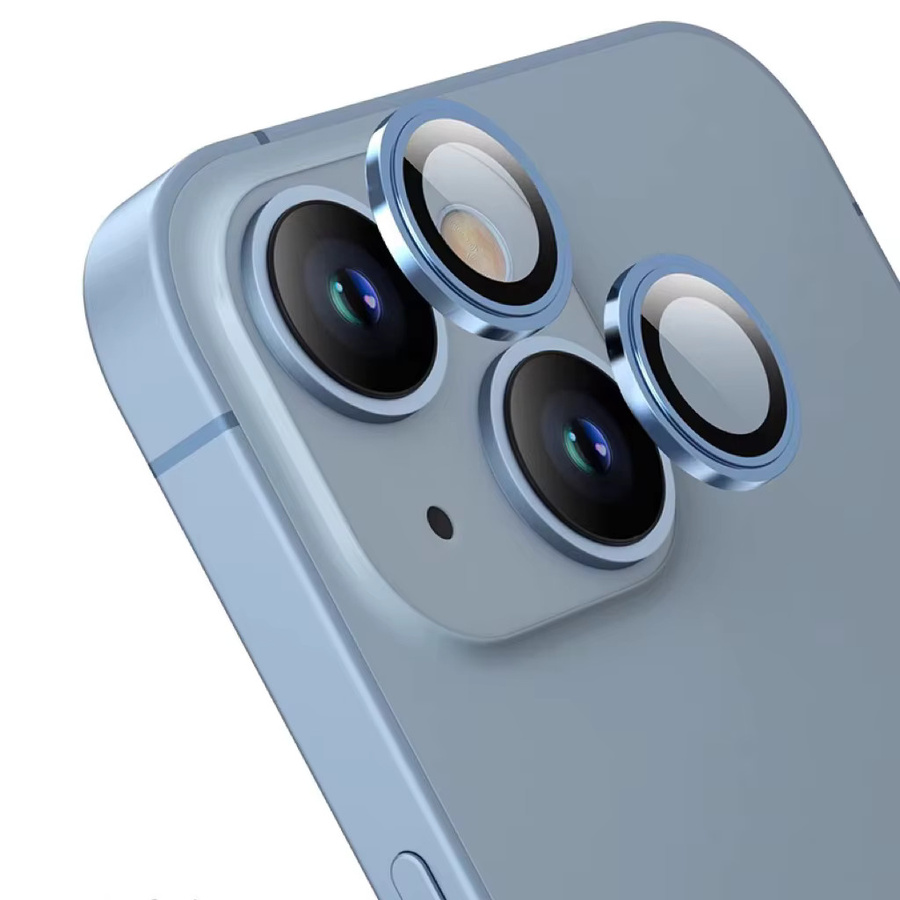 Kamera-Objektivschutz aus Glas für iPhone 12 bis iPhone 16 Pro Max, Gold, 2-3 Stück - Bild 2