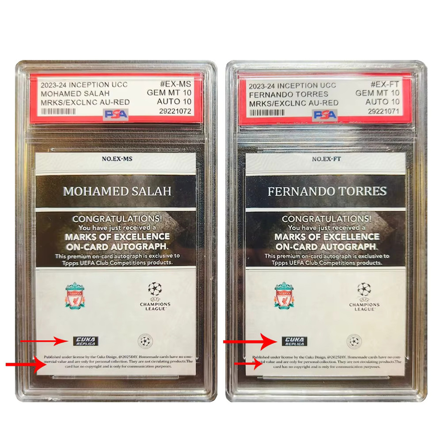 PANINI Mohamed Salah Fernando Torres 2023, Sammelkarte - Bild 1