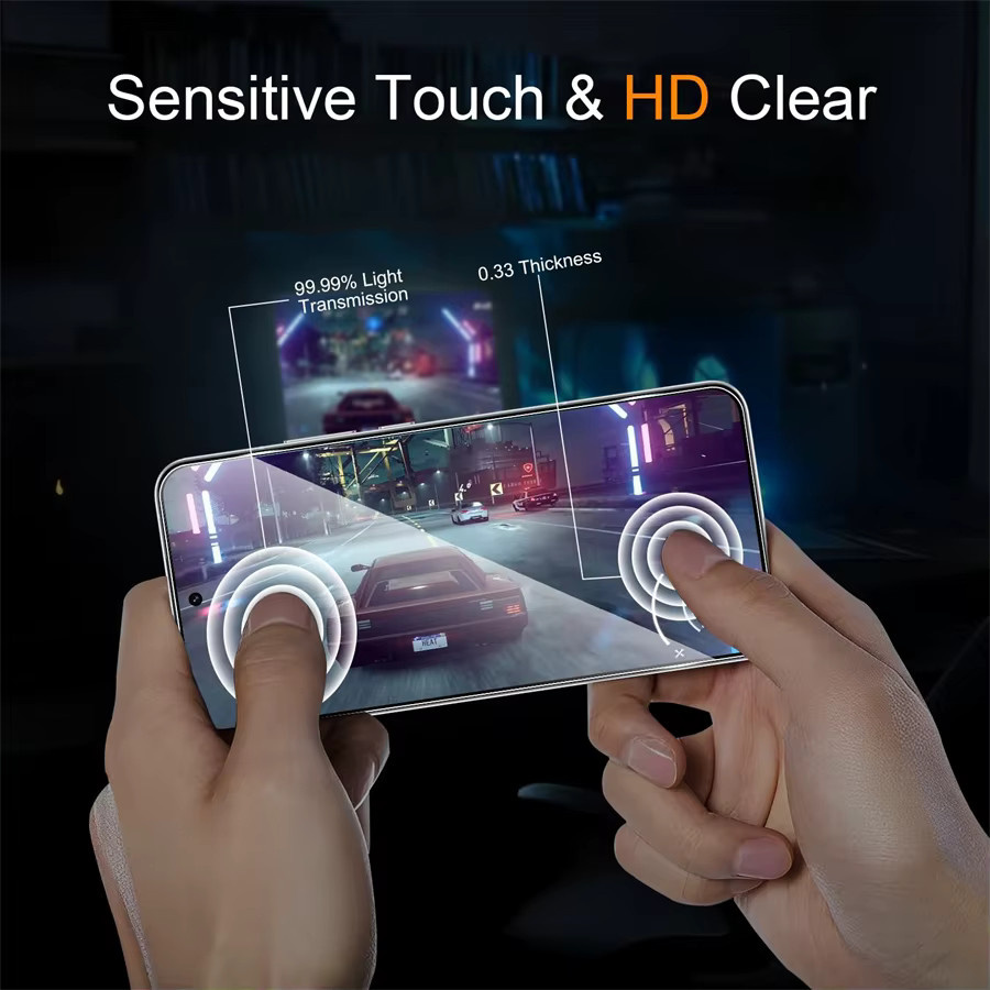 2/4 Stück Gehärtetes Glas Displayschutzfolie für OPPO Reno 15 14 Pro 13 12 F FS 15F 14F 13F 12F 15FS 14FS 13FS 12FS 5G, Transparent - Bild 6