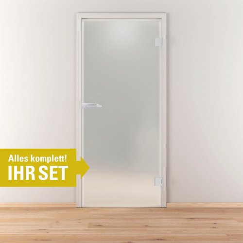 NOVADOORS Glasdrehtür-Set Nova GST 501, Farbe: Grün, B/H: 83,4 x 197,2 cm - Bild 1
