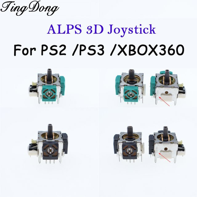 ALPS 3D Joystick Ersatz-Sensormodul mit 3-Pin-Potentiometer für PS2, PS3 und Xbox 360 Controller - Bild 1