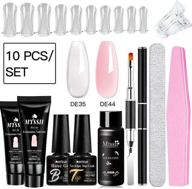 Mtssii Nagelverlängerung Gel Set, 20 ml, Glänzend - Bild 1