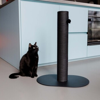 District 70 OASIS 70 Kratzbaum für Katzen in Schwarz, B/T/H: 55 x 35 x 70 cm - Bild 3
