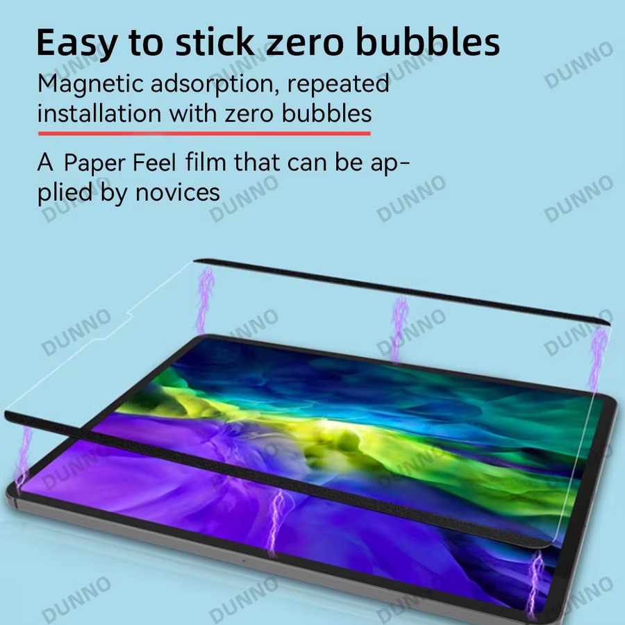 Magnetische Schutzfolie für Apple iPad Pro, Air und Mini Generationen in Transparent - Bild 4