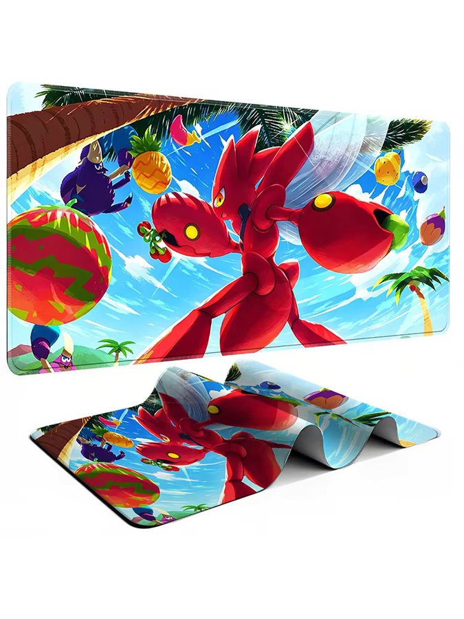 Potdemiel Anime Mauspad Scizor in Multicolour für Gamer und Büro - Bild 5