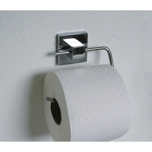 Fackelmann Toilettenpapierhalter Mare in Chrom Silber, B/H/T: 12,5 x 10 x 3,5 cm - Bild 2
