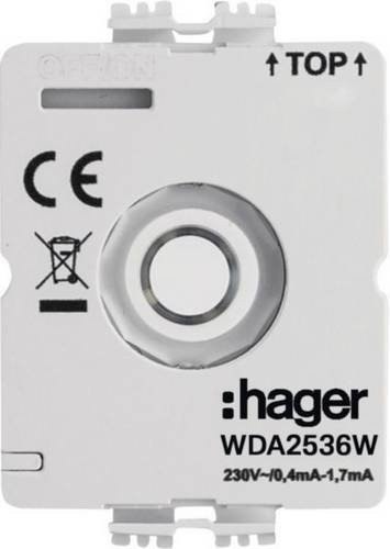 Hager LED-Modul WDA2536W in Weiß - Bild 1